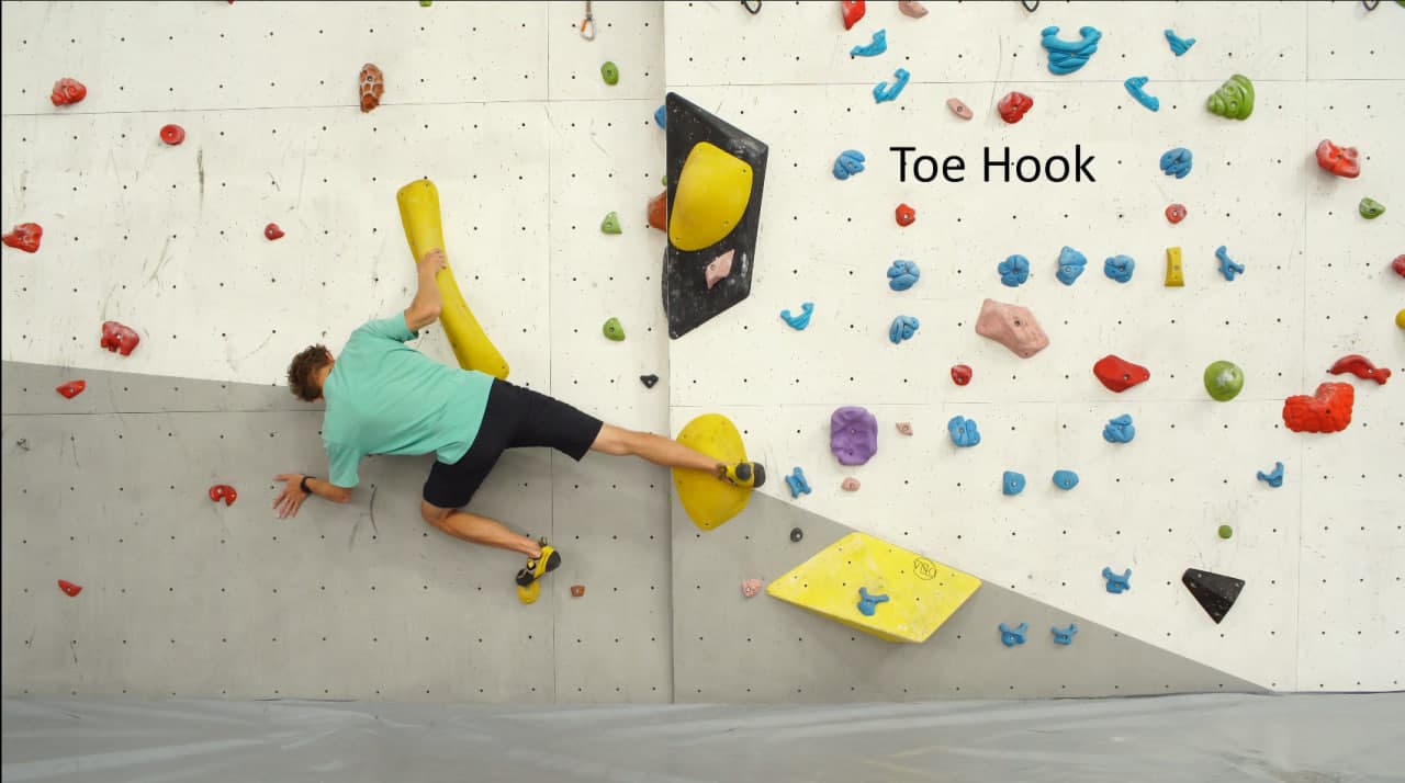 Toe hook movement demonstration